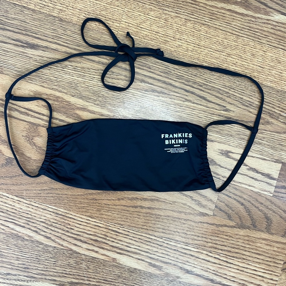 Frankie's Bikinis Black Bikini Top